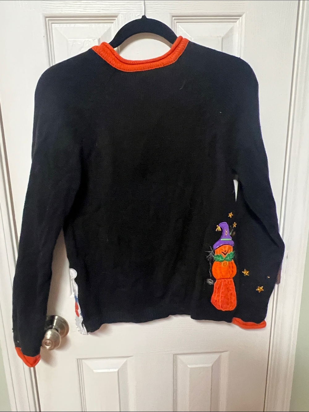 Tiara International Vintage 90s Halloween Sweater / Cardigan - Picture 7 of 8